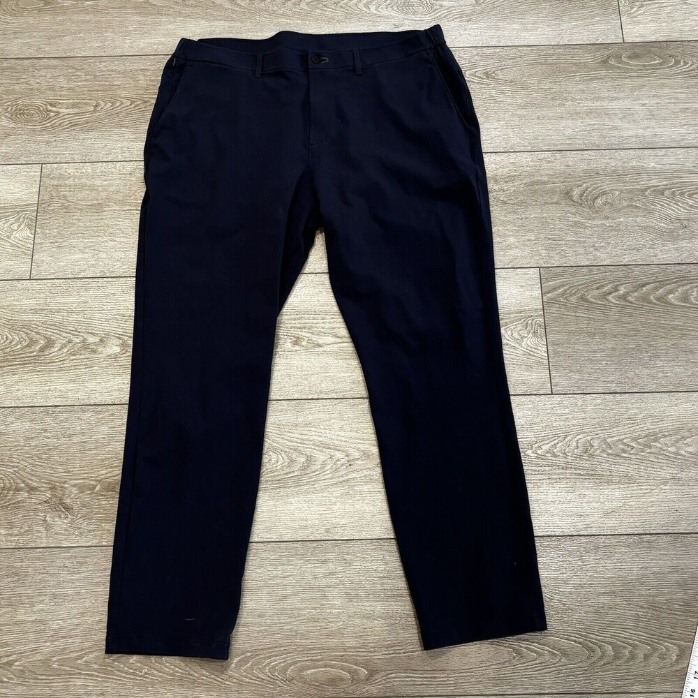 Public Rec Pants Mens‎ 40x32 Navy Blue Nylon Blend Lightweight Stretch Comfort